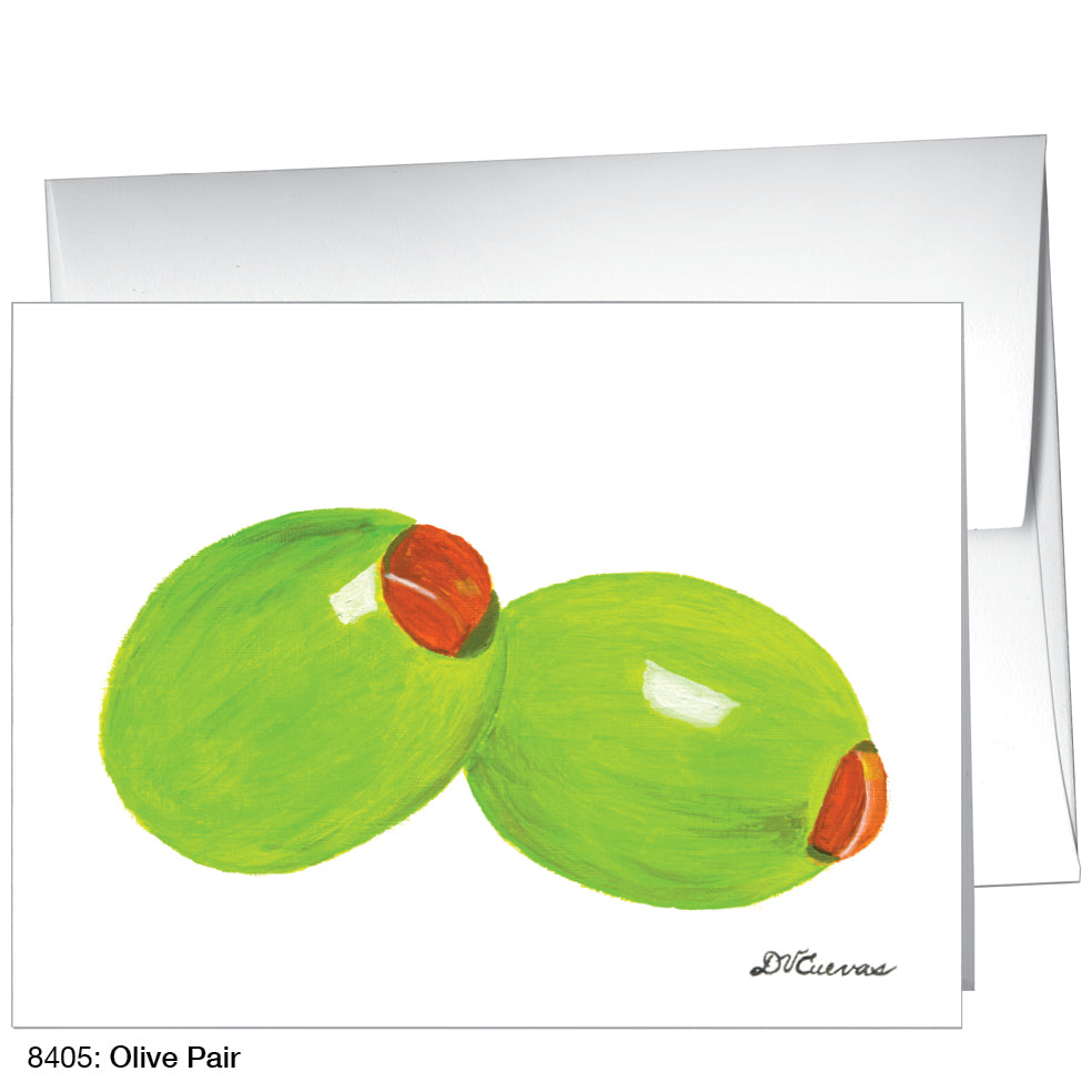 Olive Pair, Greeting Card (8405)