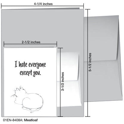 Meatloaf, Greeting Card (8408A), Enclosure, printedcanvas.com