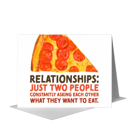 Pizza Slice, Greeting Card (#8411H) A2 Card Front, www.printedcanvas.com