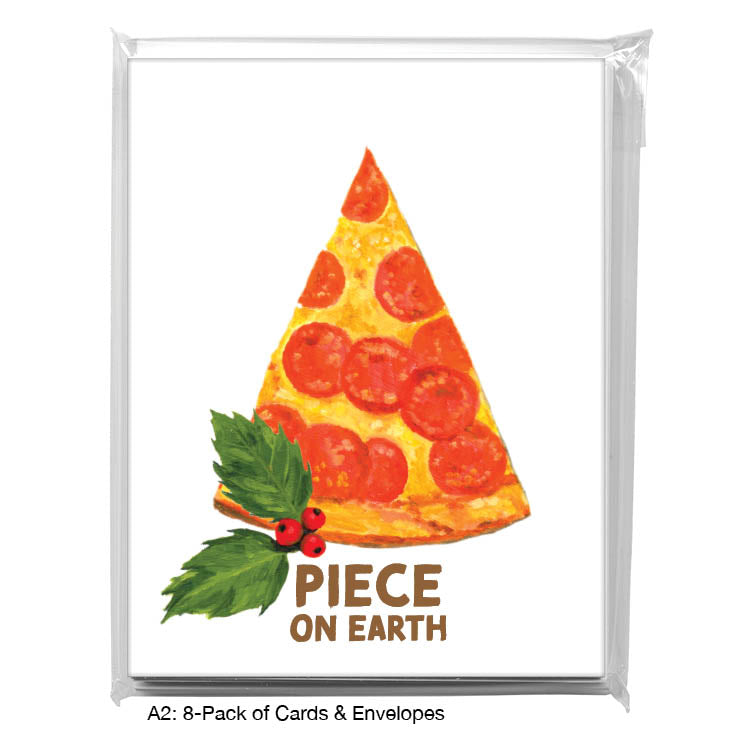 Pizza Slice, Greeting Card (#8411K), 8-Pack, www.printedcanvas.com