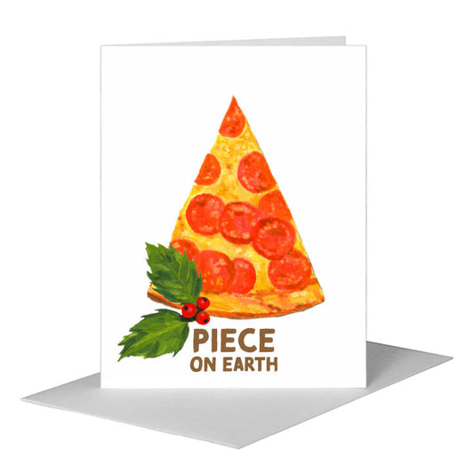 Pizza Slice, Greeting Card (#8411K) A2 Card Front, www.printedcanvas.com