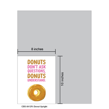 Donut Upright, Card Board (8412R)
