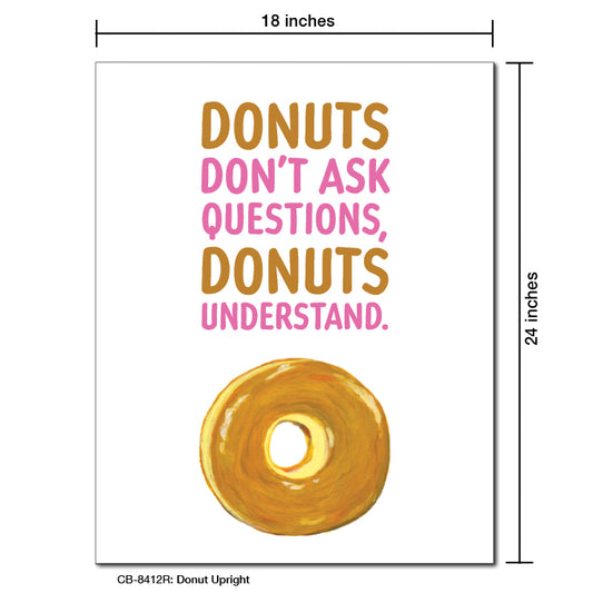 Donut Upright, Card Board (8412R)