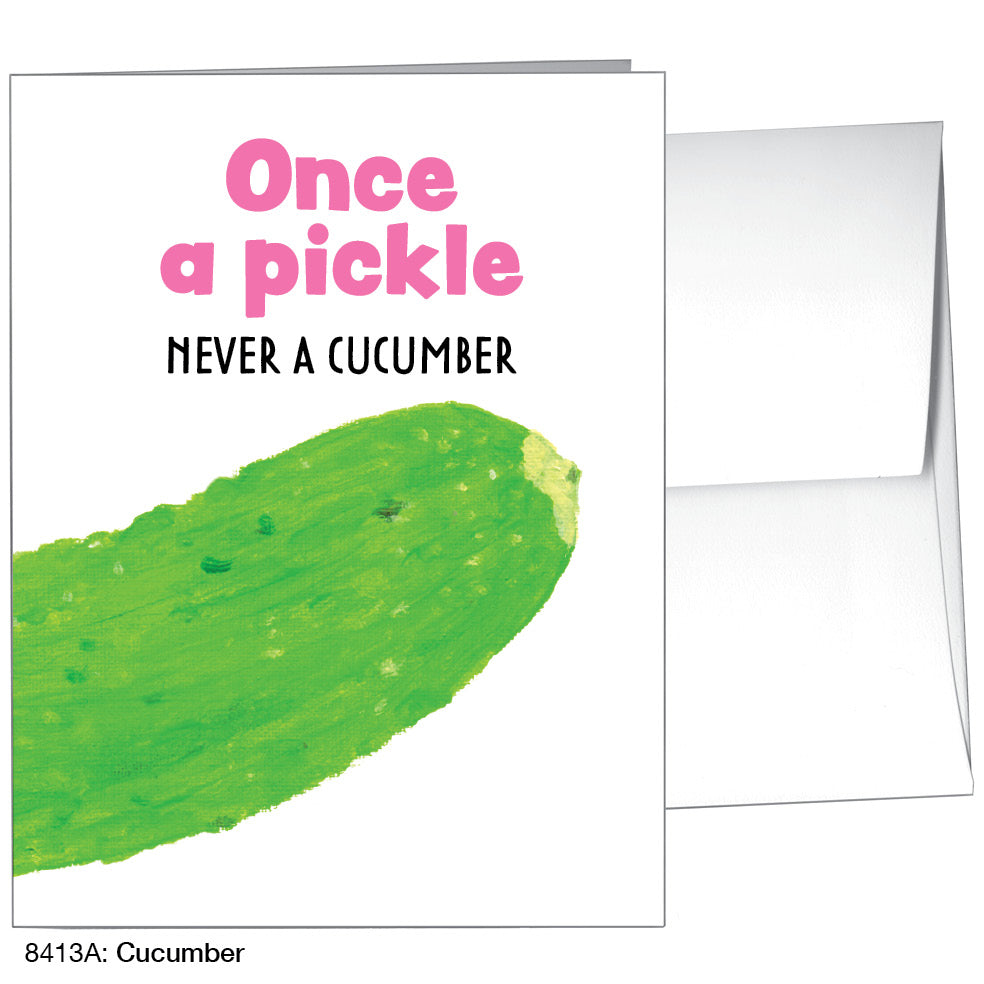 Cucumber, Greeting Card (#8413A)
