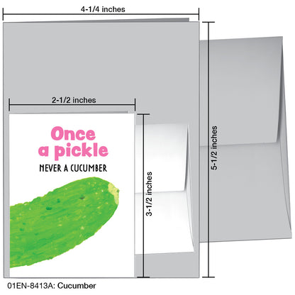 Cucumber, Greeting Card (#8413A)