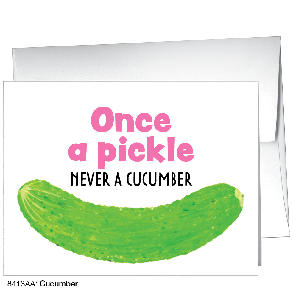Cucumber, Greeting Card (#8413AA), A2 Card, www.printedcanvas.com