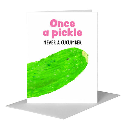 Cucumber, Greeting Card (#8413A), A2 Card Front, www.printedcanvas.com