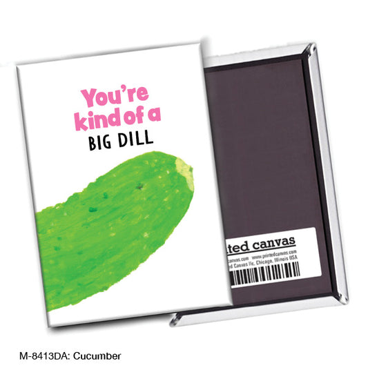 Cucumber, Magnet (M-8413DA), front, printedcanvas.com