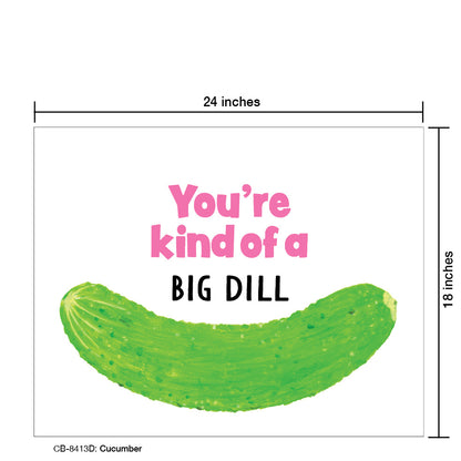 Cucumber, Card Board (8413D)