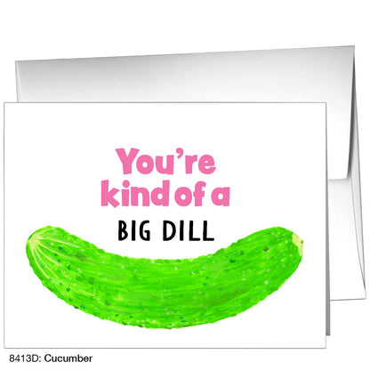 Cucumber, Greeting Card (8413D)