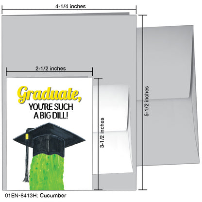 Cucumber, Greeting Card (#8413H), Enclosure Card, www.printedcanvas.com