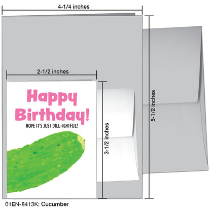 Cucumber, Greeting Card (8413K)