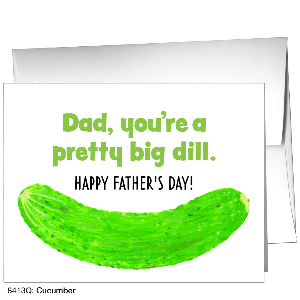 Cucumber, Greeting Card (8413Q), A2, printedcanvas.com