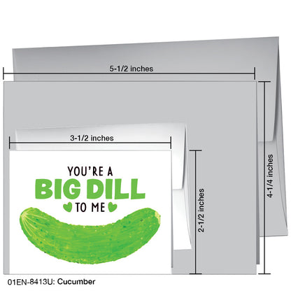 Cucumber, Greeting Card (8413U)