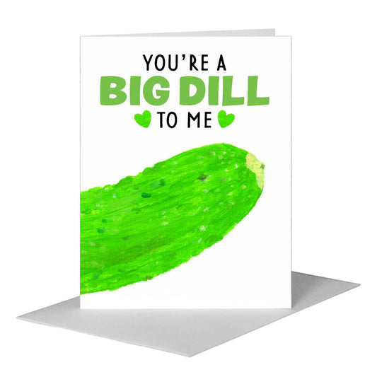 Cucumber, Greeting Card (#8413UA) A2 Card Front, www.printedcanvas.com