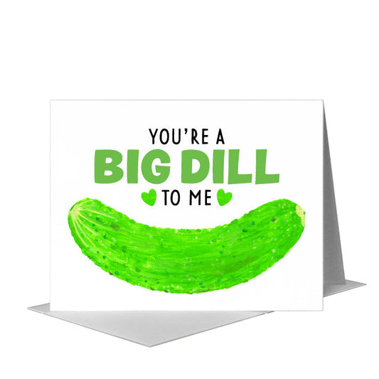 Cucumber, Greeting Card (#8413U) A2 Card Front, www.printedcanvas.com