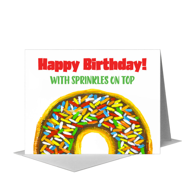 Yummy Dozen, Greeting Card (#8414SA), A2 Card Front, www.printedcanvas.com