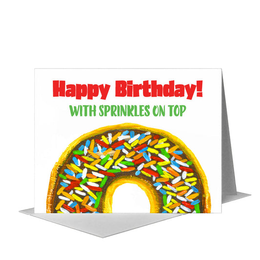 Yummy Dozen, Greeting Card (#8414SA) A2 Card Front, www.printedcanvas.com