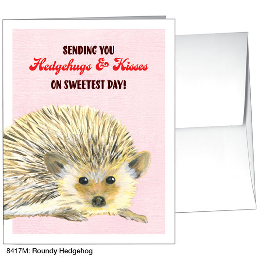 Roundy Hedgehog, Greeting Card (8417M)