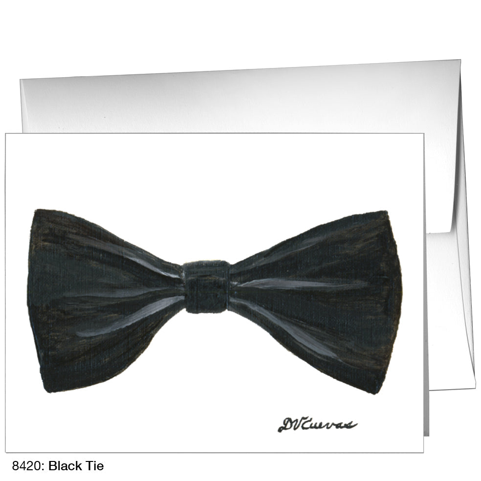 Black Tie, Greeting Card (8420), A2, printedcanvas.com