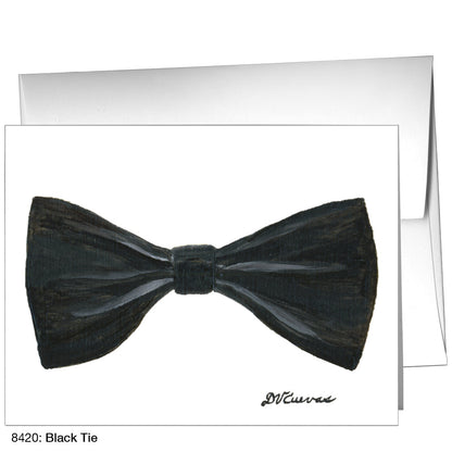Black Tie, Greeting Card (8420), A2, printedcanvas.com