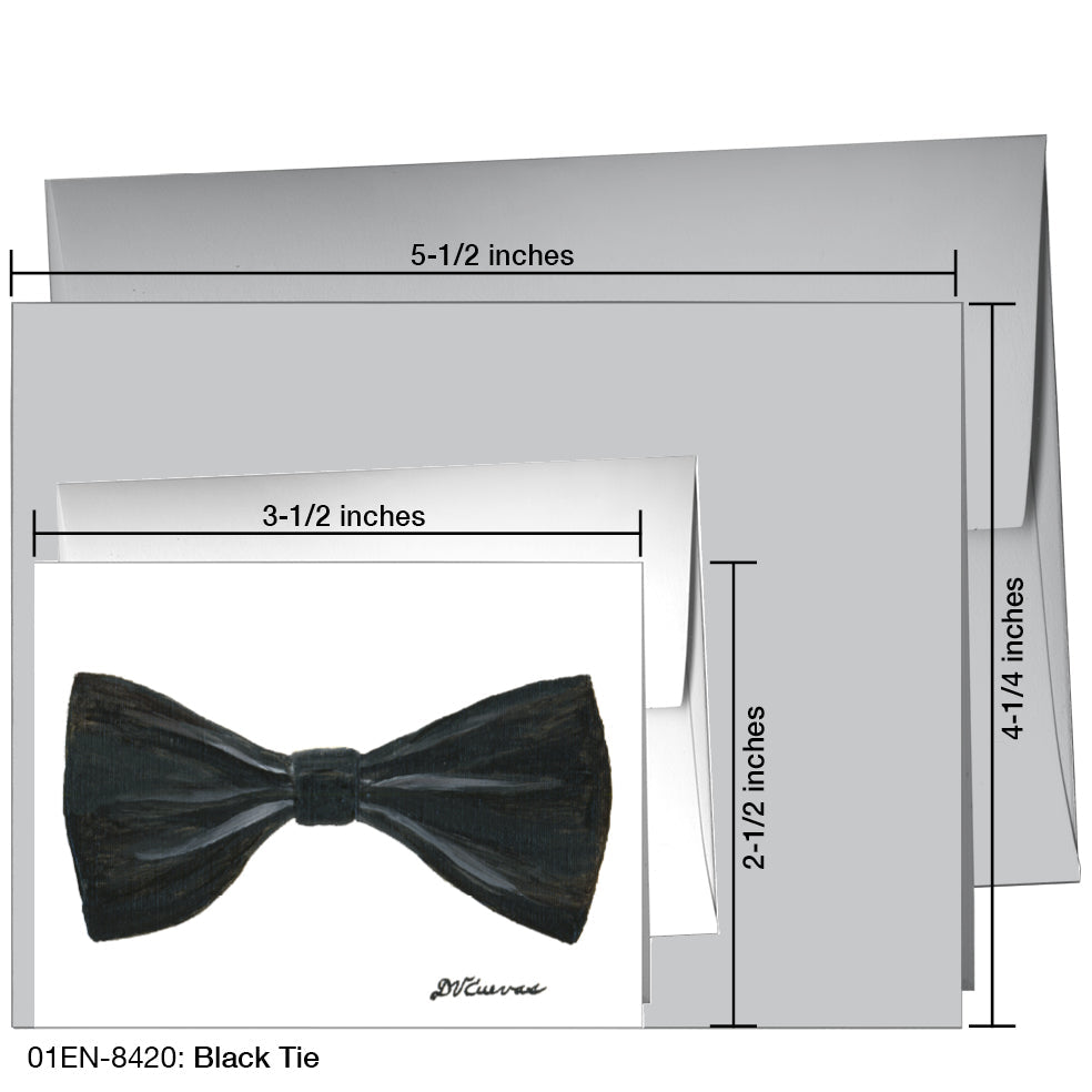 Black Tie, Greeting Card (8420), Enclosure, printedcanvas.com