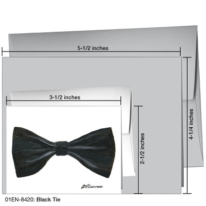 Black Tie, Greeting Card (8420), Enclosure, printedcanvas.com