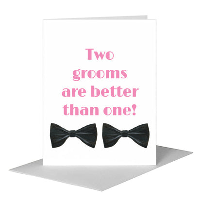Black Tie, Greeting Card (#8420G) A2 Card Front, www.printedcanvas.com
