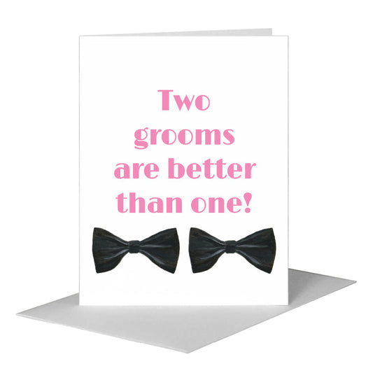 Black Tie, Greeting Card (#8420G) A2 Card Front, www.printedcanvas.com