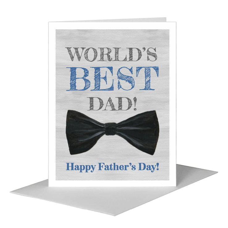 Black Tie, Greeting Card (#8420K), A2 Card Front, www.printedcanvas.com