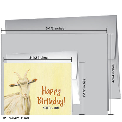 Kid, Greeting Card (8421D), Enclosure Card, www.printedcanvas.com