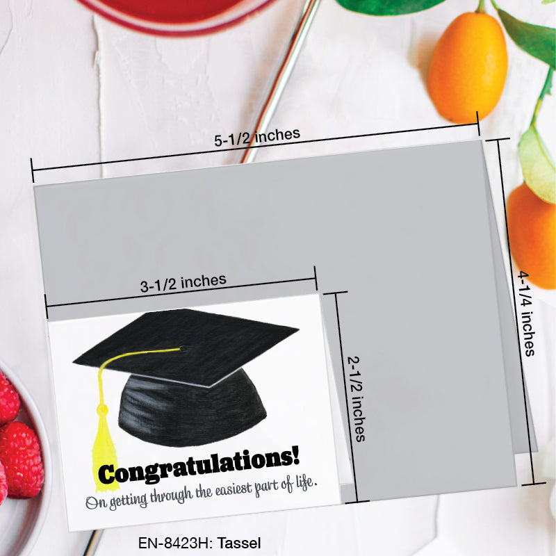 Tassel, Greeting Card (8423H), Enclosure, www.printedcanvas.com