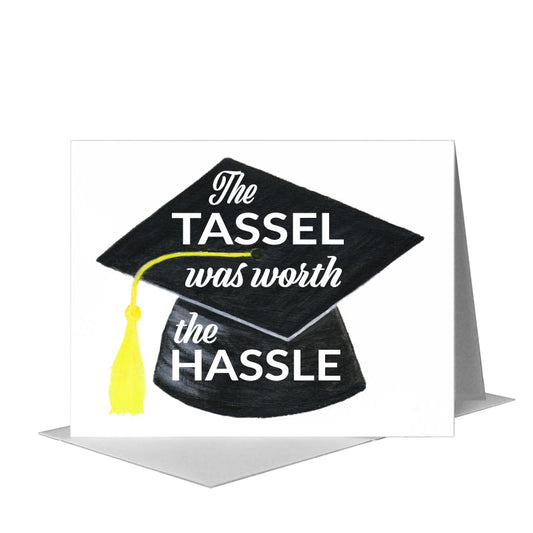 Tassel, Greeting Card (#8423M) A2 Card Front, www.printedcanvas.com
