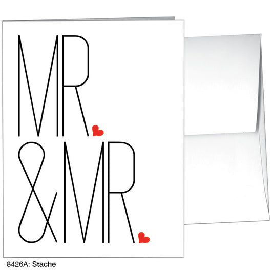 Stache, Greeting Card (8426A), A2 Card, printedcanvas.com