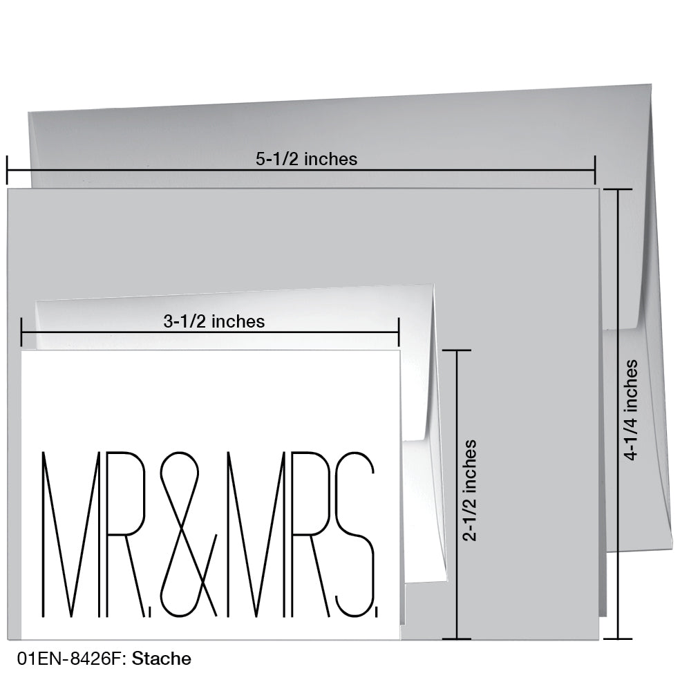 Stache, Greeting Card (8426F), Enclosure, printedcanvas.com