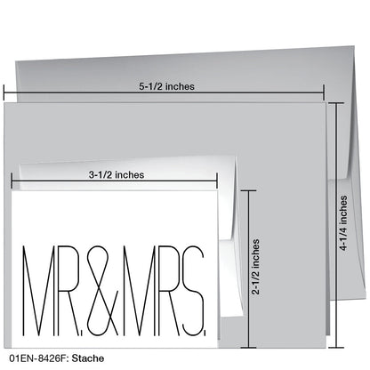 Stache, Greeting Card (8426F), Enclosure, printedcanvas.com