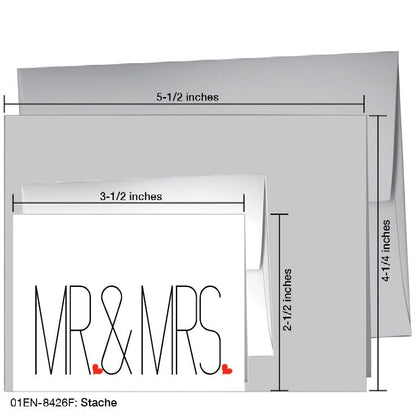 Stache, Greeting Card (8426F), Enclosure, www.printedcanvas.com