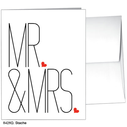 Stache, Greeting Card (8426G), A2 Card, printedcanvas.com