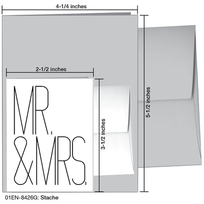 Stache, Greeting Card (8426G), Enclosure, printedcanvas.com