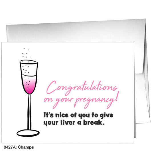 Champs, Greeting Card (8427A), A2, printedcanvas.com