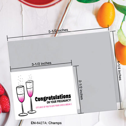 Champs, Greeting Card (#8427A)