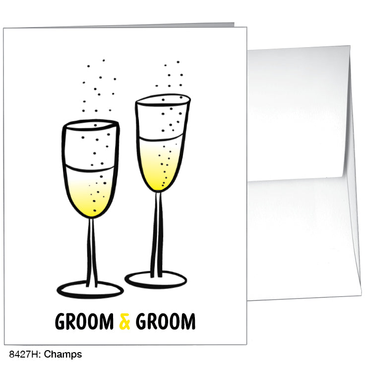 Champs, Greeting Card (#8427H), A2 Card Front, www.printedcanvas.com