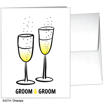 Champs, Greeting Card (#8427H), A2 Card Front, www.printedcanvas.com