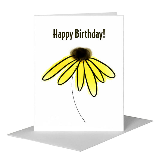 Fuzzy, Greeting Card (#8429C) A2 Card Front, www.printedcanvas.com