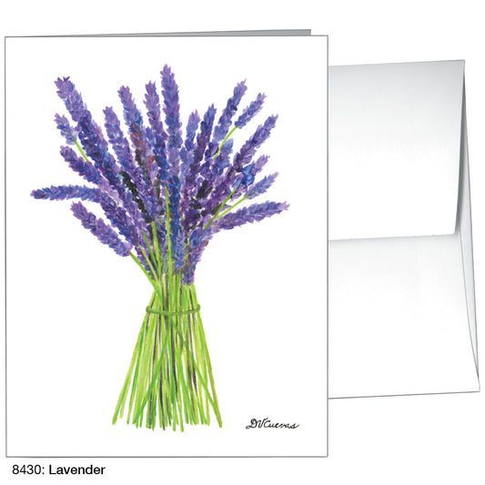 Lavender, Greeting Card (8430), A2, printedcanvas.com