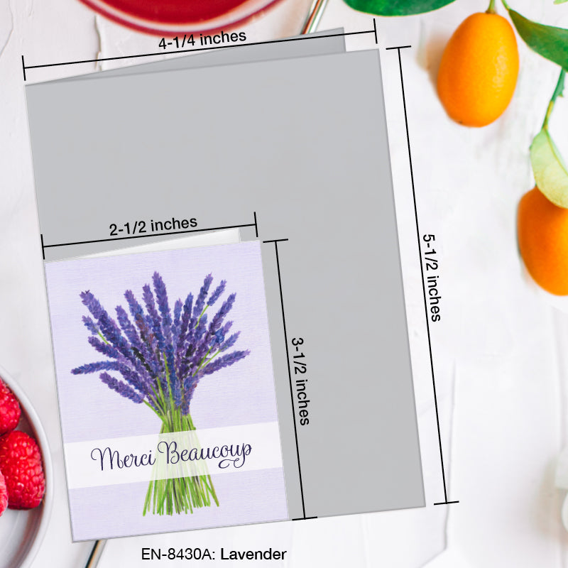 Lavender, Greeting Card (8430A), Enclosure Card, www.printedcanvas.com