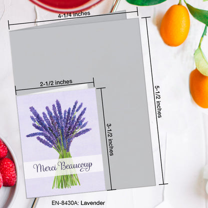 Lavender, Greeting Card (8430A), Enclosure Card, www.printedcanvas.com