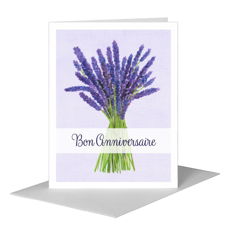 Lavender, Greeting Card (#8430B), A2 Card Front, www.printedcanvas.com