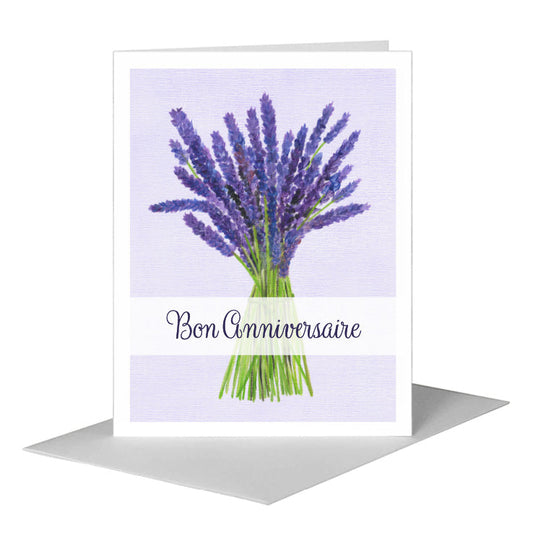 Lavender, Greeting Card (#8430B) A2 Card Front, www.printedcanvas.com