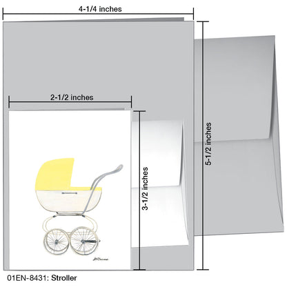 Stroller, Greeting Card (8431), Enclosure, printedcanvas.com